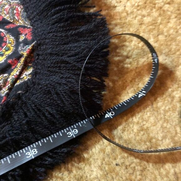 Large multicolor scarf/wrap/cover-up - Picture 2 of 9